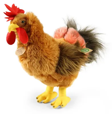 Immagine prodotto di Galletto di peluche in piedi 33 cm ECO-FRIENDLY, Immagine generata dall'IA