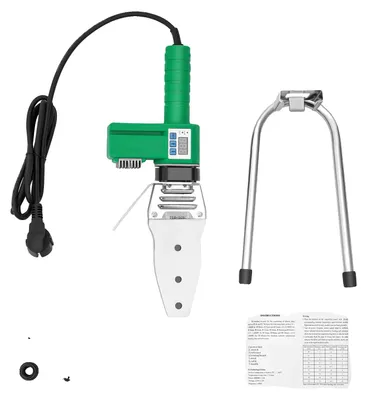Zdjęcie produktu dla Spawarka do rur, moc 1500 W, precyzyjna regulacja temperatury, kolor zielony