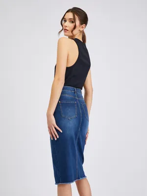 Produktbild von Blauer Jeansärmel-Rock ORSAY - M