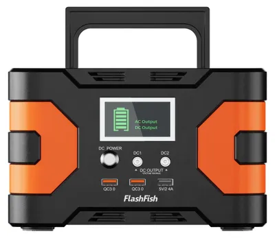 Obrázek produktu pro Přenosná powerbanka EA200 – powerbanka – 200 W čistá sinusová vlna, špičkový výkon 400 W – zásuvka 230 V AC – Li-Ion 18650 – rychlé nabíjení QC3.0