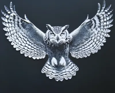 Produktbild von Fliegende Eule – Klein 10x10cm