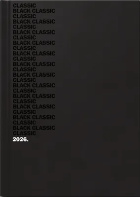 Produktbild von 2026 Brunnen Buchkalender 795 „Black Classic“ A5