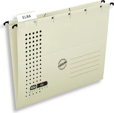 Produktbild von Hängemappe chic A4 230g/qm Karton chamois VE=20x5 Stück