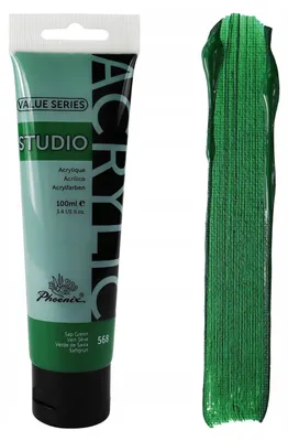 Produktbild von Artist's Phoenix Dunkelgrün Acrylfarbe 568 Saftgrün 100ml
