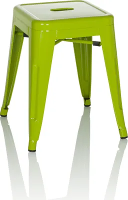 Produktbild von hjh OFFICE Bistrohocker VANTAGGIO Metall Hocker bis 150 kg belastbar Sitzhöhe 46 cm