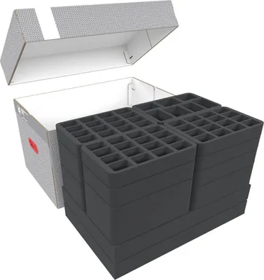 Produktbild von Transporter-Set für Votann-Miniaturen mit Schaumstoffeinsätzen
