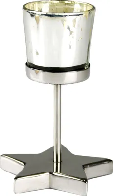 Produktbild von Stern Windlicht Adventlicht Teelicht Tischlicht Kerzenständer Weihnachten 15 cm