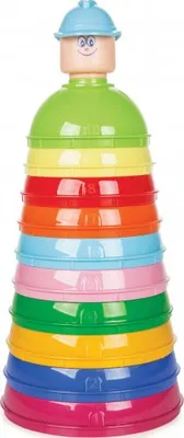 Immagine prodotto di Set di costruzioni piramide tazze colorate