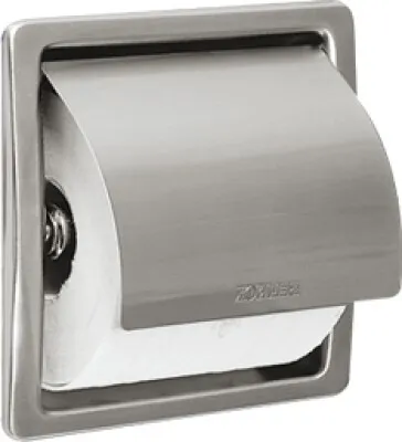 Produktbild von KWC WC-Rollenhalter STRX673E aus Chromnickelstahl zur Unterputzmontage