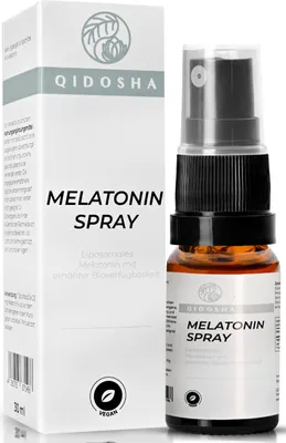 QIDOSHA Melatonin Mundspray – 30 ml mit Baldrian &… – Bild 1