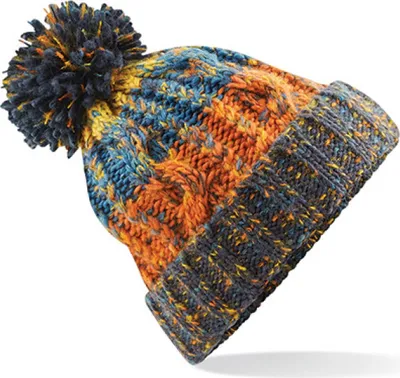Zdjęcie produktu dla Beechfield Corkscrew Pom Pom Beanie