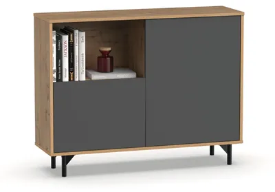 Image de Buffet Anori pour salon et salle à manger, avec pieds