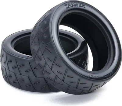 Produktbild von Tamiya 300050810 - Semi Racing Slick (2) 26 mm Baukasten - Neu