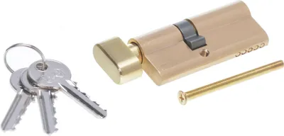 Produktbild von Aqbau® Profil-Knaufzylinder 40/30 Profilzylinder Schließzylinder mit Knauf, Messing