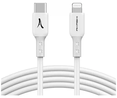 Image de Usb-c Blanc 3a 20w 1.5m Lightning - Akashi