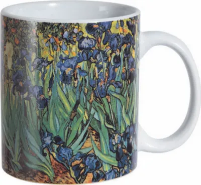 Produktbild von Tasse Irises - Schwertlilien nach van Gogh