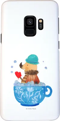 Produktbild von Mr. & Mrs. Panda Samsung Galaxy S9 Handyhülle Nachtfalter Schaumbad - Weiß - Geschenk, Lustige Sprüche, Träumen, WC, Cover, Hülle, Handy Case, Smartphone, Tasse, Baden