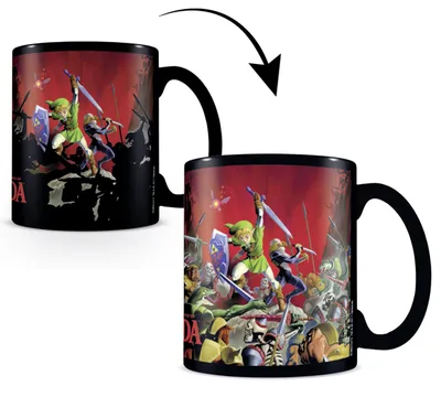 Image de Tasse à effet thermique The Legend of Zelda Battle