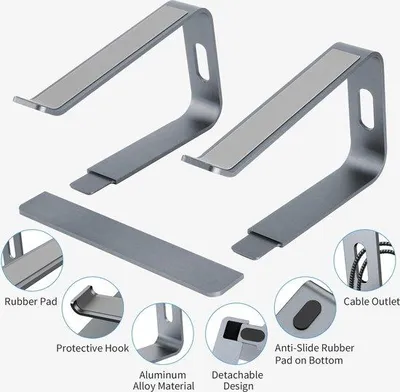 Immagine prodotto di Supporto ergonomico in alluminio per laptop da 10-17 pollici