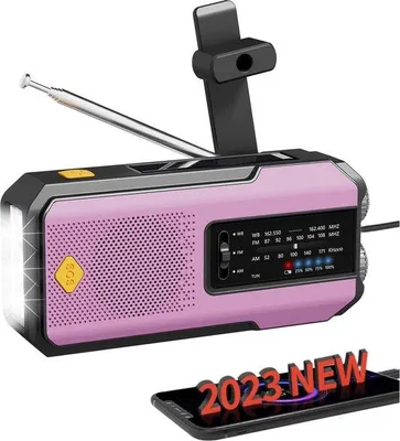 Zdjęcie produktu dla Radio awaryjne zasilane energią słoneczną w przenośnej torbie awaryjnej z funkcją ładowania słonecznego