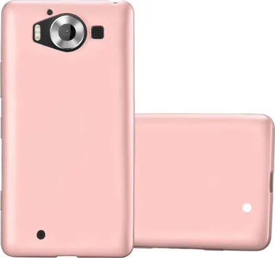 Produktbild von Cadorabo Schutzhülle für Nokia Lumia 950 Hülle in Rosa Handyhülle TPU Silikon Etui Cover Case