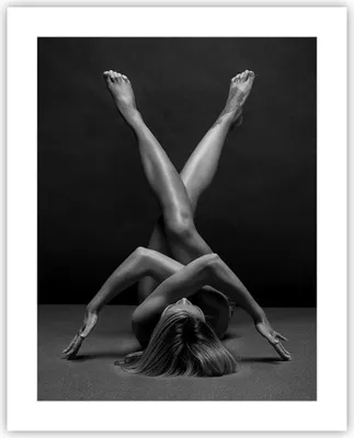 Produktbild von Poster - Poster ohne Rahmen - Frau Gymnastik Yoga - 40x50 cm - Wand Bild - Wanddeko - Wandbilder - Kunstposter - Wandposter - Bilder - Kunstdruck - Wanddekoration - Wandbild - P2XPA40x50-4957
