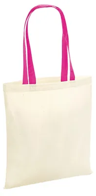 Image de Westford Mill - Sac à provisions « Bag 4 Life » FK1298 (taille unique) (naturel/fuchsia)