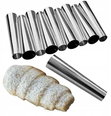 Produktbild von EkoForemki Konische Röhrenbackformen 10 Stück 8,5 cm