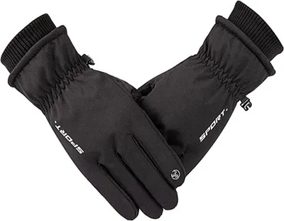 Produktbild von INF Handschuhe für Touchscreen wasserdicht Schwarz (M)