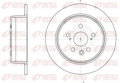 Produktbild von 2x REMSA Bremsscheibe 6245.00 hinten für TOYOTA CELICA (ST20_ AT20_) 269mm