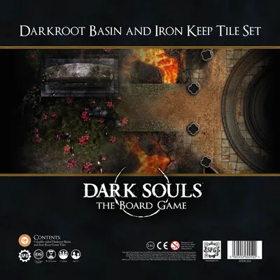 Produktbild von Steamforged Games - Dark Souls: The Board Game - Darkroot Basin and Iron Keep Tile Set - ENG Edition