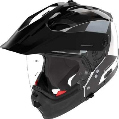 Produktbild von Nolan N70-2 X 06 Turbine Helm, schwarz/weiß, XL (62)