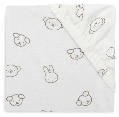 Obrázok produktu pre Jollein prestieradlo jersey 60 x 120 cm - Miffy a priatelia | posteľná bielizeň do detskej postieľky