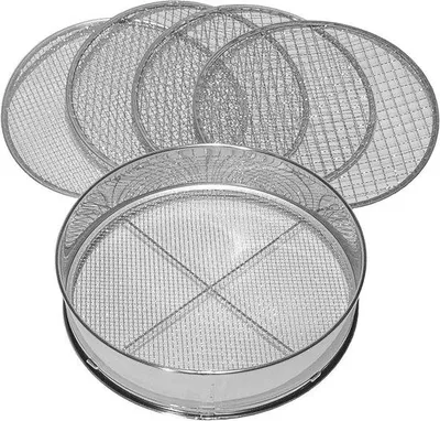 Productafbeelding van Famanu tuinsieve 5-in-1 met verwisselbare sievelementen - 30 cm