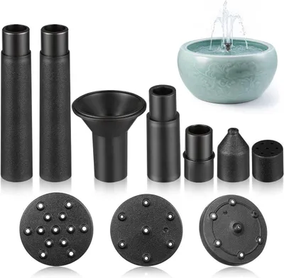 Imagen del producto de Piezas universales de Fontainmond, paquete de 10 unidades, repuestos para estanques y fuentes para pájaros