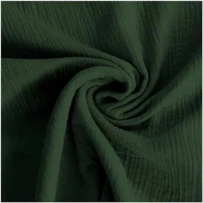 50x130cm Musselin Stoff uni Oeko-Tex zertifiziert Meterware Mulltuch Baumwolle armeegruen