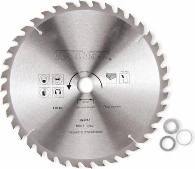 Image de Lame de scie circulaire 160 mm, 40 dents, pour le bois
