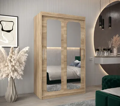 Obrázok produktu pre Zrkadlová skriňa DONICELA 2 - 120 cm, sonoma