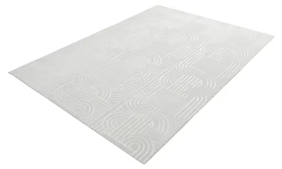 Produktbild von Teppich Calma 125 Weiß 80x150 cm – Pflegeleicht & Modern