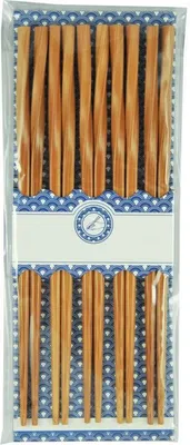 Produktbild von [ 5 Paar ] Chinesische Essstäbchen [ Design TWIST ]