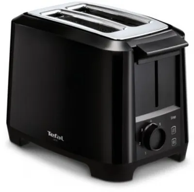 Produktbild von Tefal Uno TT1408 Scheibentoaster, 7 Bräunungsstufen (800 Watt) schwarz