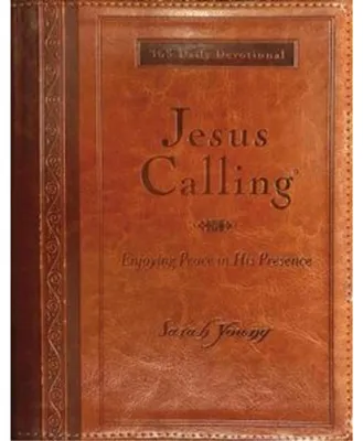 Image de Jesus Calling, Large Text Brown Leathersoft, with Full Scriptures
