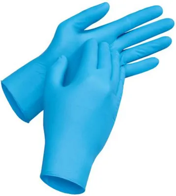 Produktbild von uvex u-fit Schutzhandschuh - 100 Stück blau XS