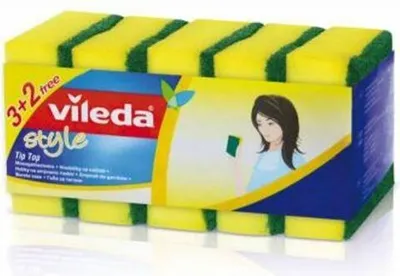 Produktbild von Vileda Style Tip Top Schwamm 5 Stück 106068