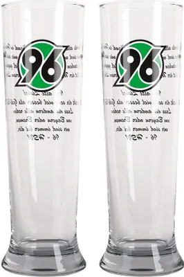 Produktbild von Hannover 96 H96 Bierglas 2er-Set