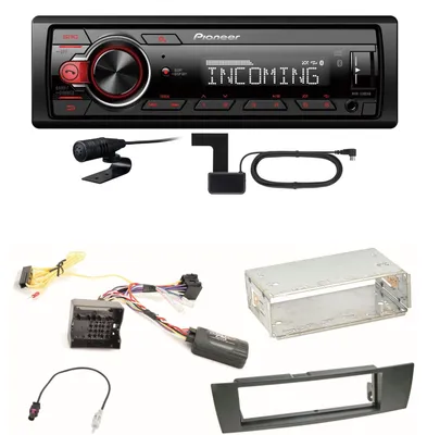 Produktbild von Pioneer MVH-330DAB Bluetooth Digitalradio Einbauset für BMW E90 E91 E92 E93
