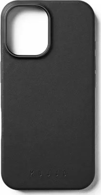 Produktbild von Handyhülle für iPhone 16, Mujjo Leather Case MagSafe, Schwarz