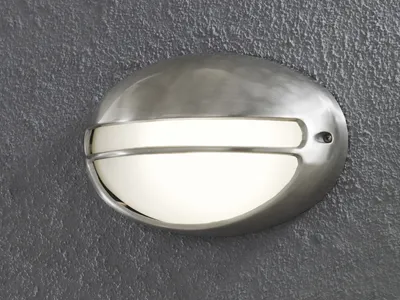 Produktbild von Konstsmide Torino Oval Aluminium, opales Acrylglas 7334-000