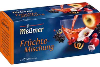 Productafbeelding van Meßmer 4001257156003, Meßmer Thee "Fruitmengsel", verpakking van 25 stuks
