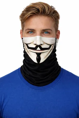 Produktbild von Multifunktionsschal Face Tube Bandana mit Motiv und vielfältigen Einsatzmöglchkeiten